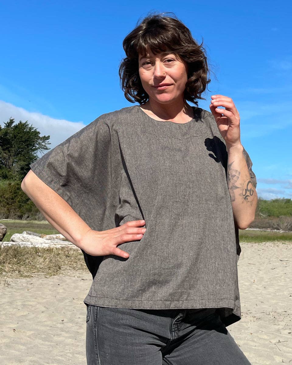 Solid Cotton Box Top boho clothing, festival outfit, hippie style apparel | Elevated Hippie