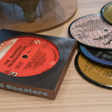 Vinyl Record Label Coasters (Set of 6) - The Elevated Hippie
