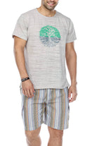 Men's Striped Shorts With Pockets boho clothing, festival outfit, hippie style apparel | Elevated Hippie