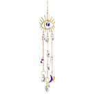 EVIL EYE CRYSTAL SUNCATCHER boho clothing, festival outfit, hippie style apparel | Elevated Hippie