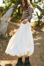 Solid Satin Skirt - The Elevated Hippie