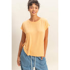 Relaxed Dolman Short Sleeve  Round Neck Top boho clothing, festival outfit, hippie style apparel | Elevated Hippie
