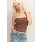 HYFVE - Strapless Lace Top With Elastic boho clothing, festival outfit, hippie style apparel | Elevated Hippie
