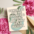 Congrats on the Divorce Break Up Congratulations Card Funny boho clothing, festival outfit, hippie style apparel | Elevated Hippie