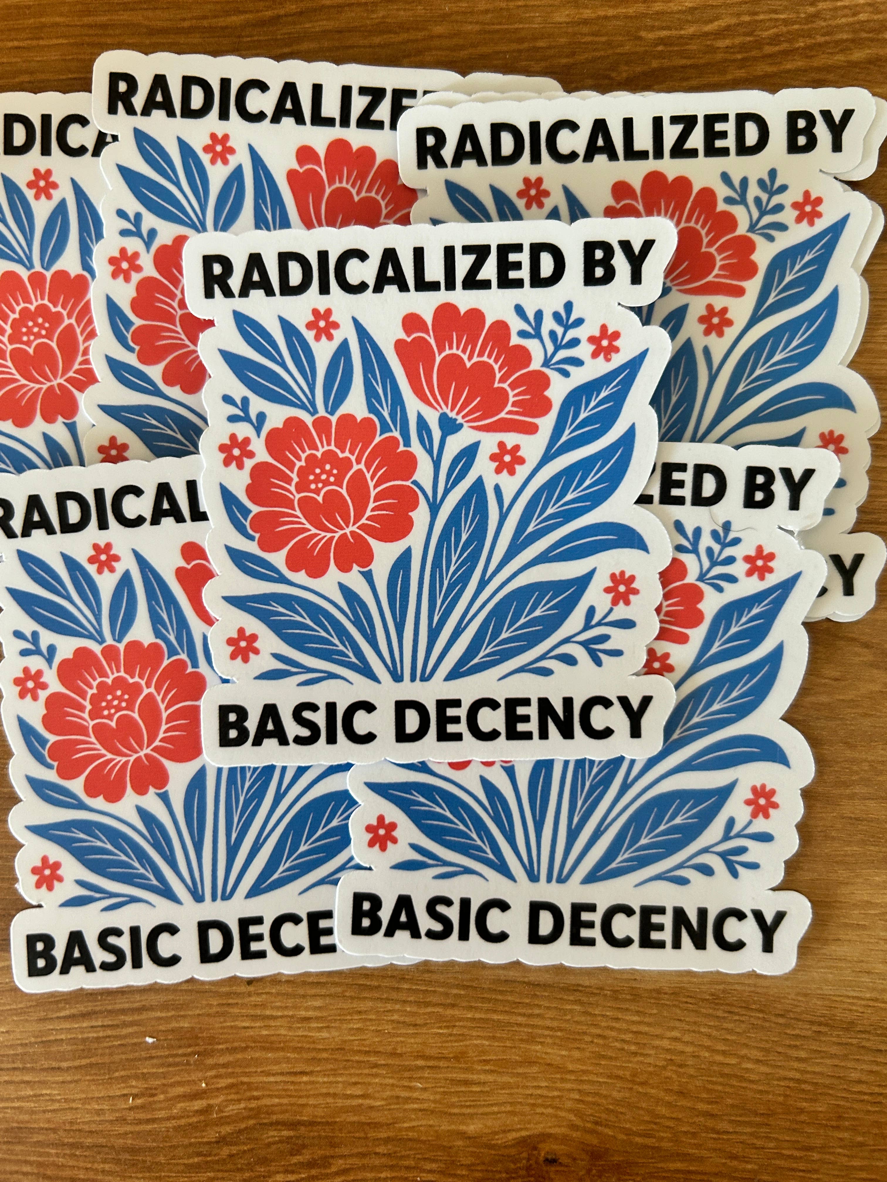 "Radicalized By Basic Decency" boho clothing, festival outfit, hippie style apparel | Elevated Hippie