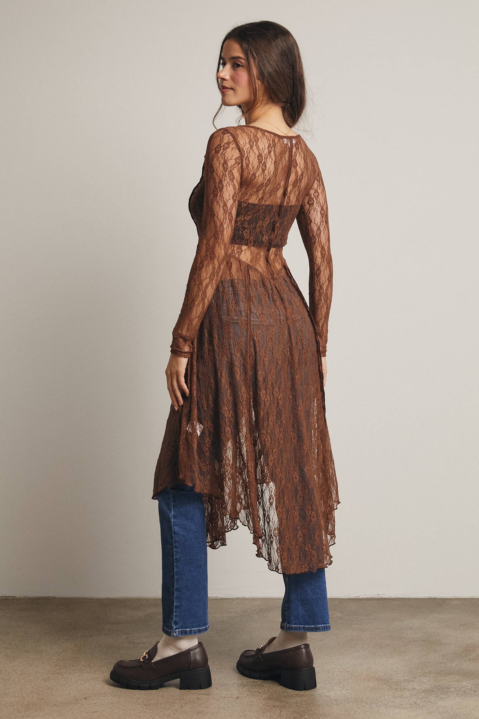 Sheer Lace Layering Dress - The Elevated Hippie