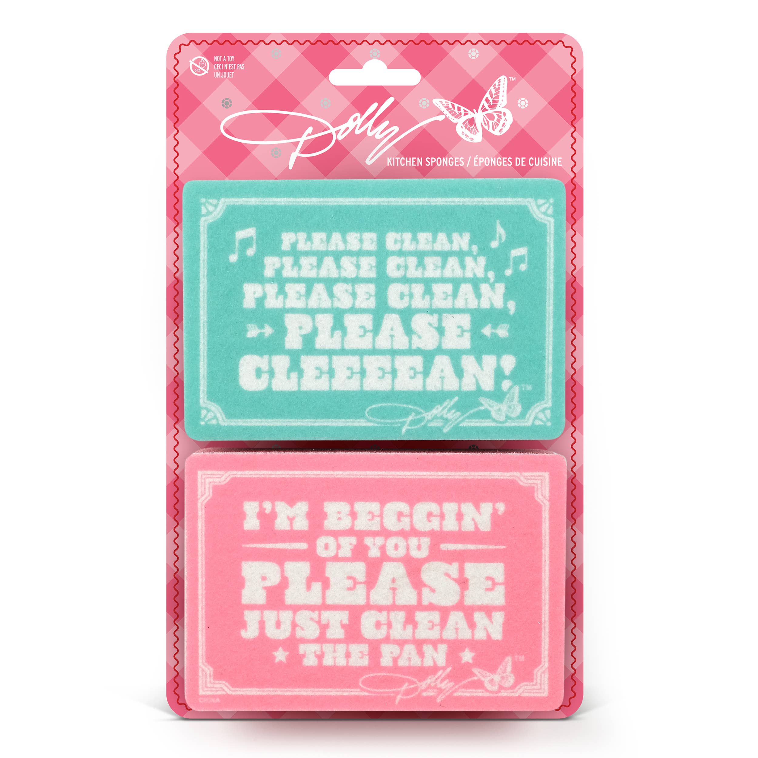 Dolly Parton Jolene Kitchen Sponges, Set of 2 - The Elevated Hippie