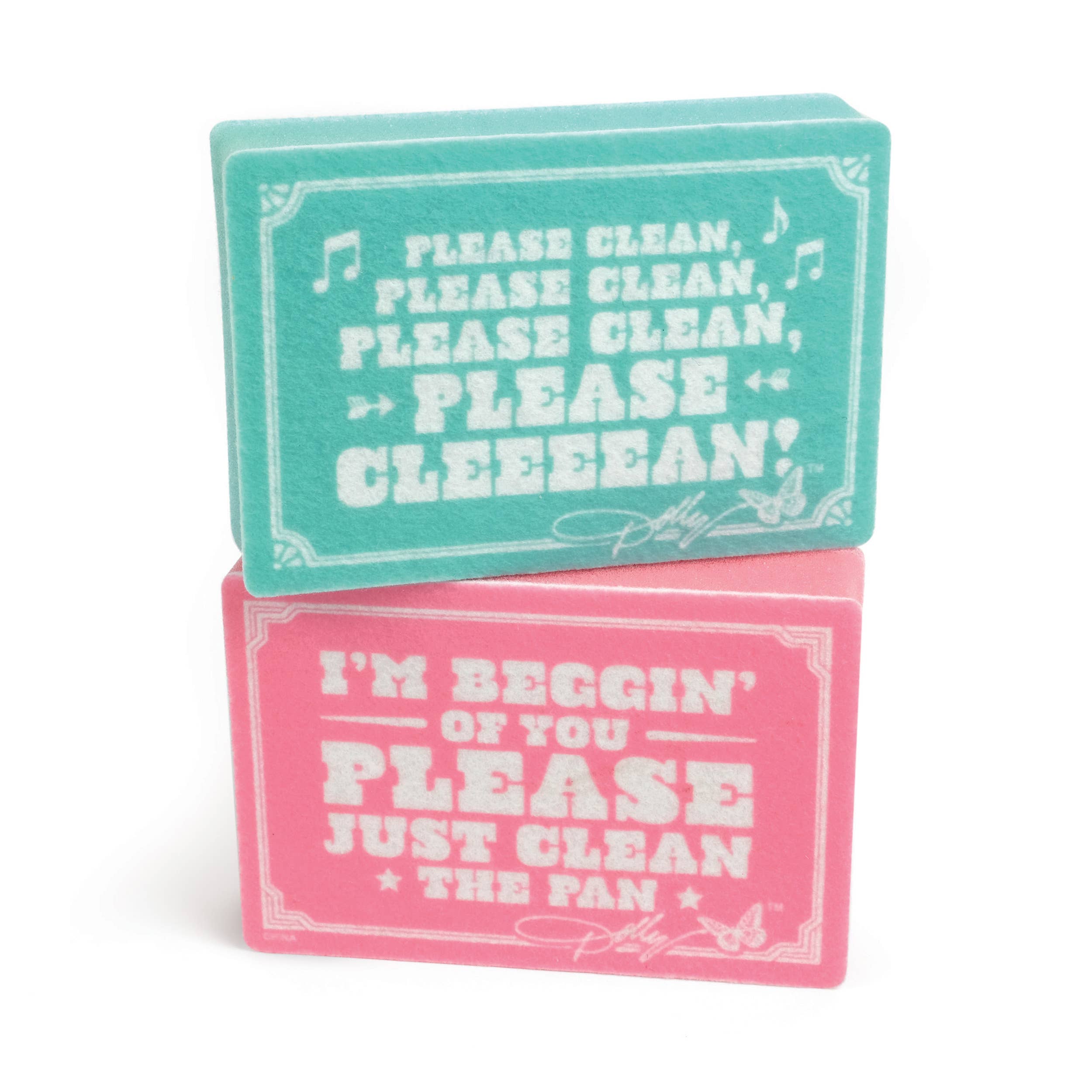 Dolly Parton Jolene Kitchen Sponges, Set of 2 - The Elevated Hippie