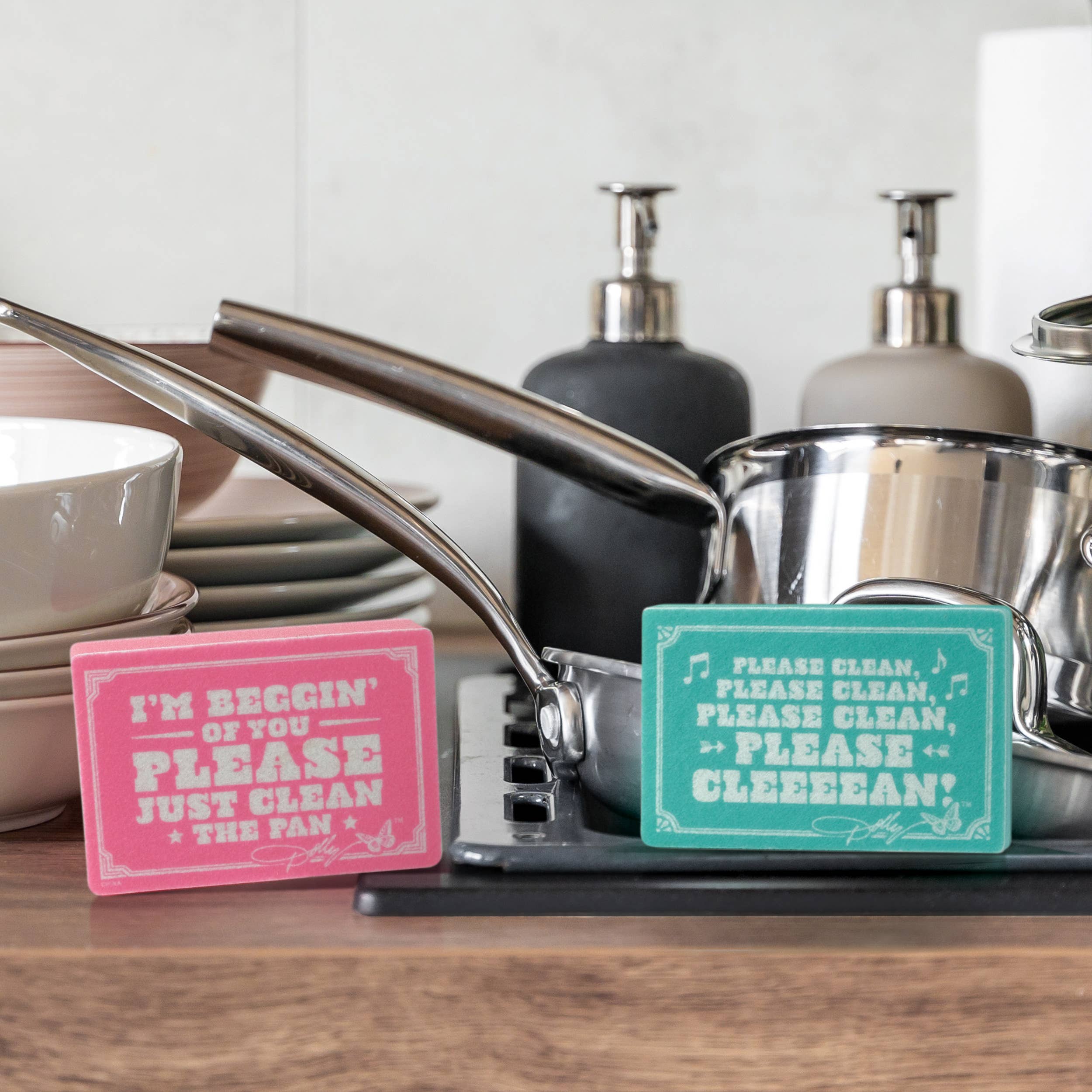 Dolly Parton Jolene Kitchen Sponges, Set of 2 - The Elevated Hippie