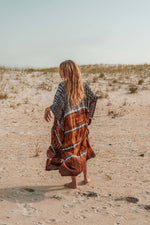Gardenbelle Hand Dyed Tie Dye Kaftan – Effortless Flow, Soulful Color - The Elevated Hippie