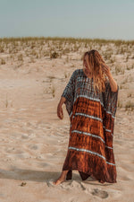 Gardenbelle Hand Dyed Tie Dye Kaftan – Effortless Flow, Soulful Color - The Elevated Hippie