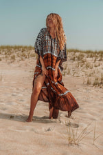 Gardenbelle Hand Dyed Tie Dye Kaftan – Effortless Flow, Soulful Color - The Elevated Hippie