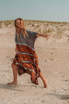 Gardenbelle Hand Dyed Tie Dye Kaftan – Effortless Flow, Soulful Color - The Elevated Hippie