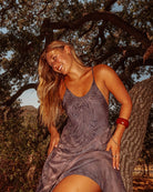 Wyoming Tie Dye Maxi Dress – Hand-Dyed Magic, Two-Way Boho Flow - The Elevated Hippie