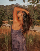 Wyoming Tie Dye Maxi Dress – Hand-Dyed Magic, Two-Way Boho Flow - The Elevated Hippie