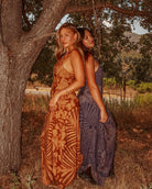 Wyoming Tie Dye Maxi Dress – Hand-Dyed Magic, Two-Way Boho Flow - The Elevated Hippie