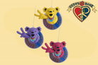 Grateful Dead Peace Sign Dancing Bear Ornament - The Elevated Hippie