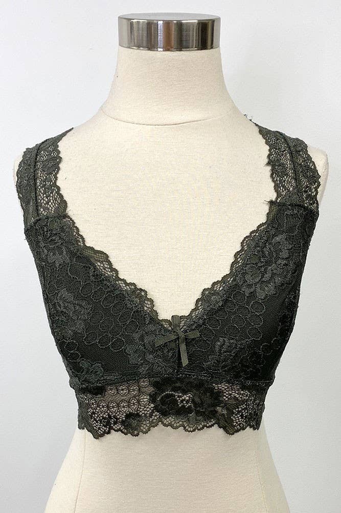 Soft cup light padding lace bralette (6pc) - The Elevated Hippie