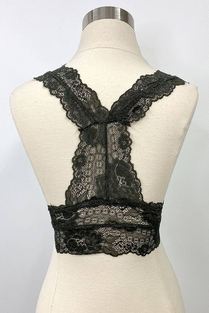 Soft cup light padding lace bralette (6pc) - The Elevated Hippie