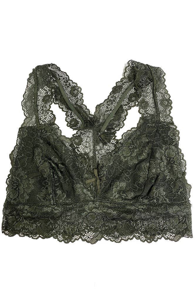 Soft cup light padding lace bralette (6pc) - The Elevated Hippie