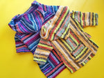Handwoven Mexican Dog Poncho – Colorful Boho Style, Artisan Made, Machine Washable - The Elevated Hippie
