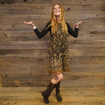Hazy Jane Mini Dress – Cozy, Unique & Full of Boho Vibes - The Elevated Hippie