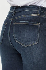 High Rise Button Down Cuffed Skinny Jeans – Sleek Fit, Soulful Edge - The Elevated Hippie