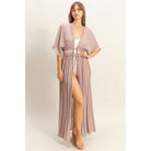 Tie-Front Lace Long Duster - The Elevated Hippie