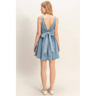 Square Neck Denim Dress - The Elevated Hippie