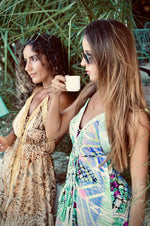 Ibiza Sequin-Embellished Bohemian Maxi Dress - The Elevated Hippie