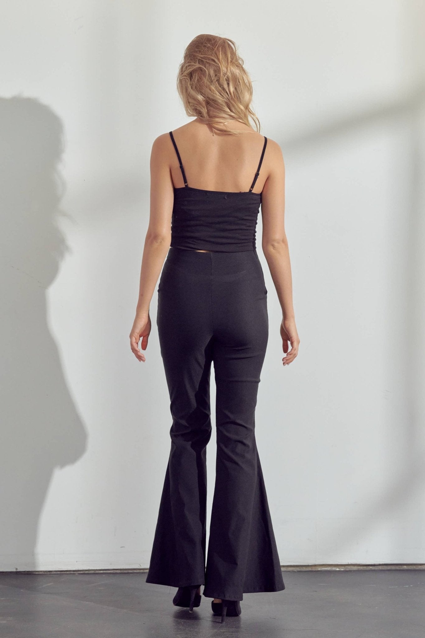 Solid Flared High Waist Pants – Effortlessly Chic & Comfortably Boho - The Elevated Hippie