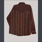 Two Tone Heavy Cotton Patchwork Button Up Men's shirt - The Elevated Hippie