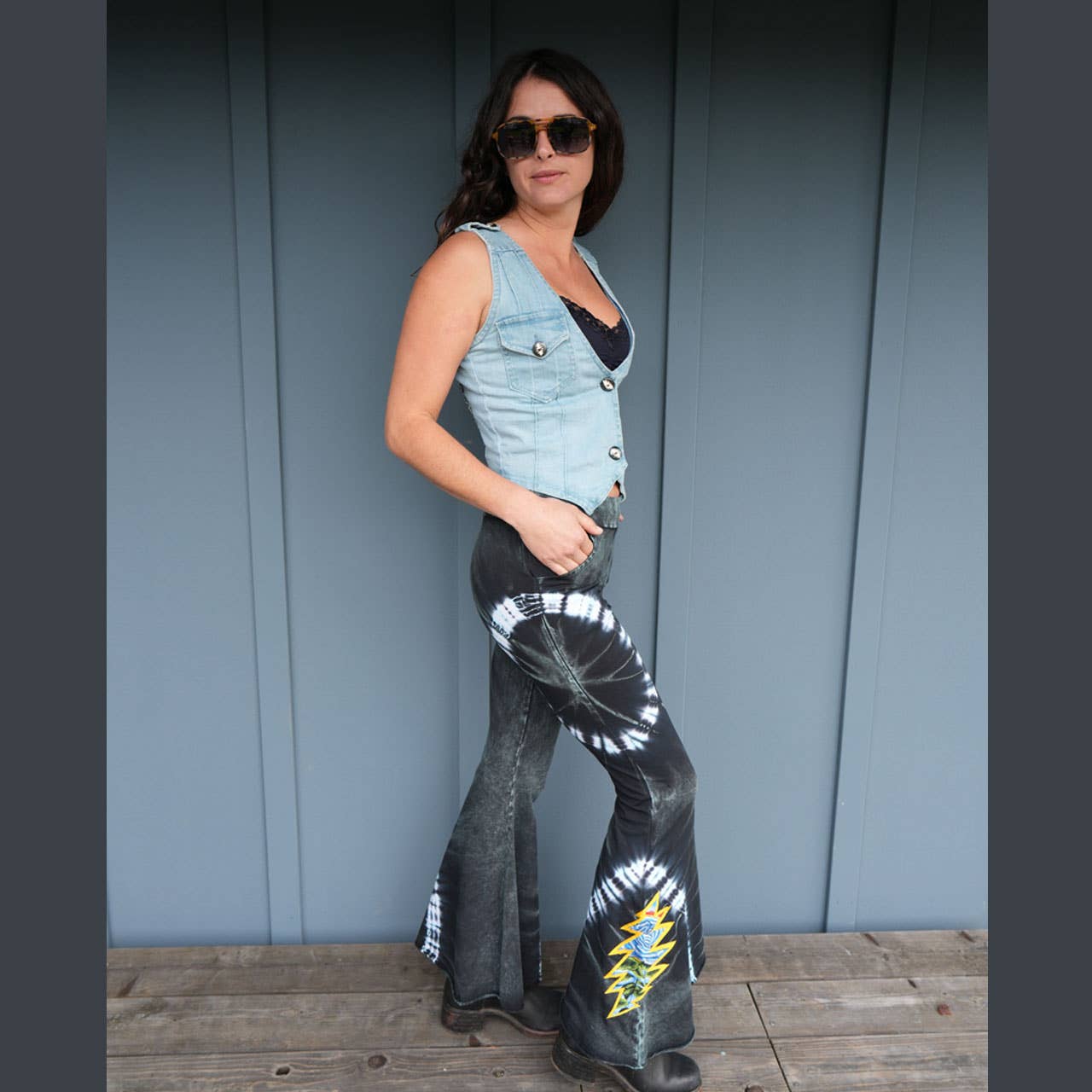 Boho Hippie Grateful Dead Tie Dye Pants - The Elevated Hippie
