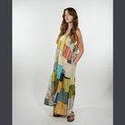 Hippie Boho Patchwork Cotton Jumper with Outer Pockets - The Elevated Hippie