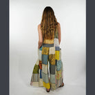 Hippie Boho Patchwork Cotton Jumper with Outer Pockets - The Elevated Hippie