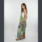 Hippie Boho Patchwork Cotton Jumper with Outer Pockets - The Elevated Hippie