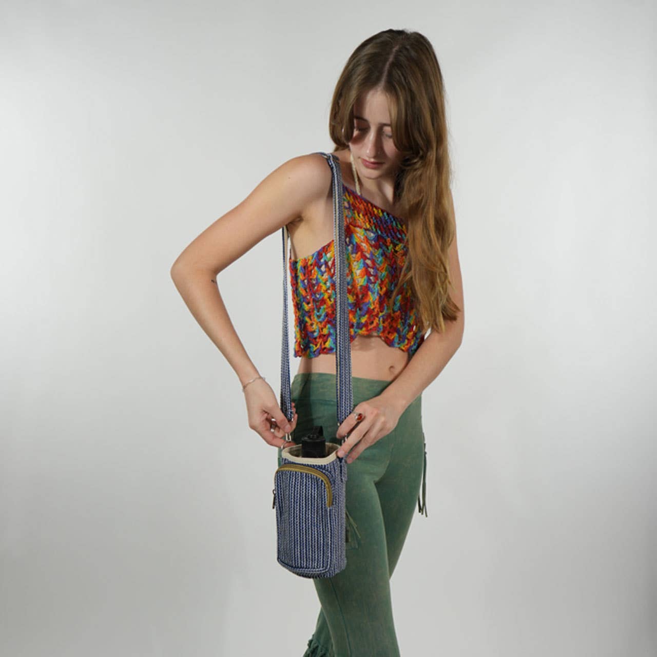 Boho Hippie Water Bottle Carrier - The Elevated Hippie