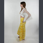 Hippie Boho Cotton Celestial Tie-Dye Wide Leg Pant - The Elevated Hippie