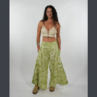 Hippie Boho Cotton Celestial Tie-Dye Wide Leg Pant - The Elevated Hippie