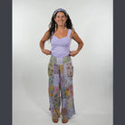Hippie Boho Cotton Floral Patchwork Beach Pants - The Elevated Hippie