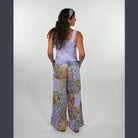 Hippie Boho Cotton Floral Patchwork Beach Pants - The Elevated Hippie