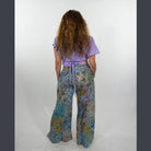 Hippie Boho Cotton Floral Patchwork Beach Pants - The Elevated Hippie