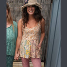 Hippie Boho Cotton Floral Patchwork Tank Top - The Elevated Hippie