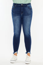 Kancan High Rise Frayed Ankle Skinny Jeans – Effortless Edge with a Boho Vibe - The Elevated Hippie