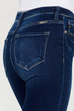 Kancan High Rise Frayed Ankle Skinny Jeans – Effortless Edge with a Boho Vibe - The Elevated Hippie