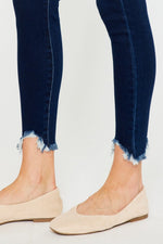 Kancan High Rise Frayed Ankle Skinny Jeans – Effortless Edge with a Boho Vibe - The Elevated Hippie