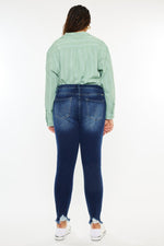 Kancan High Rise Frayed Ankle Skinny Jeans – Effortless Edge with a Boho Vibe - The Elevated Hippie