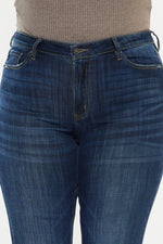 Kancan Mid Rise Flare Jeans – Dark Stone Wash - The Elevated Hippie