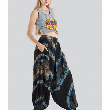 Kathmandu Imports Tie-Dye Harem Pants – Free-Spirited Comfort with a Purpose - The Elevated Hippie