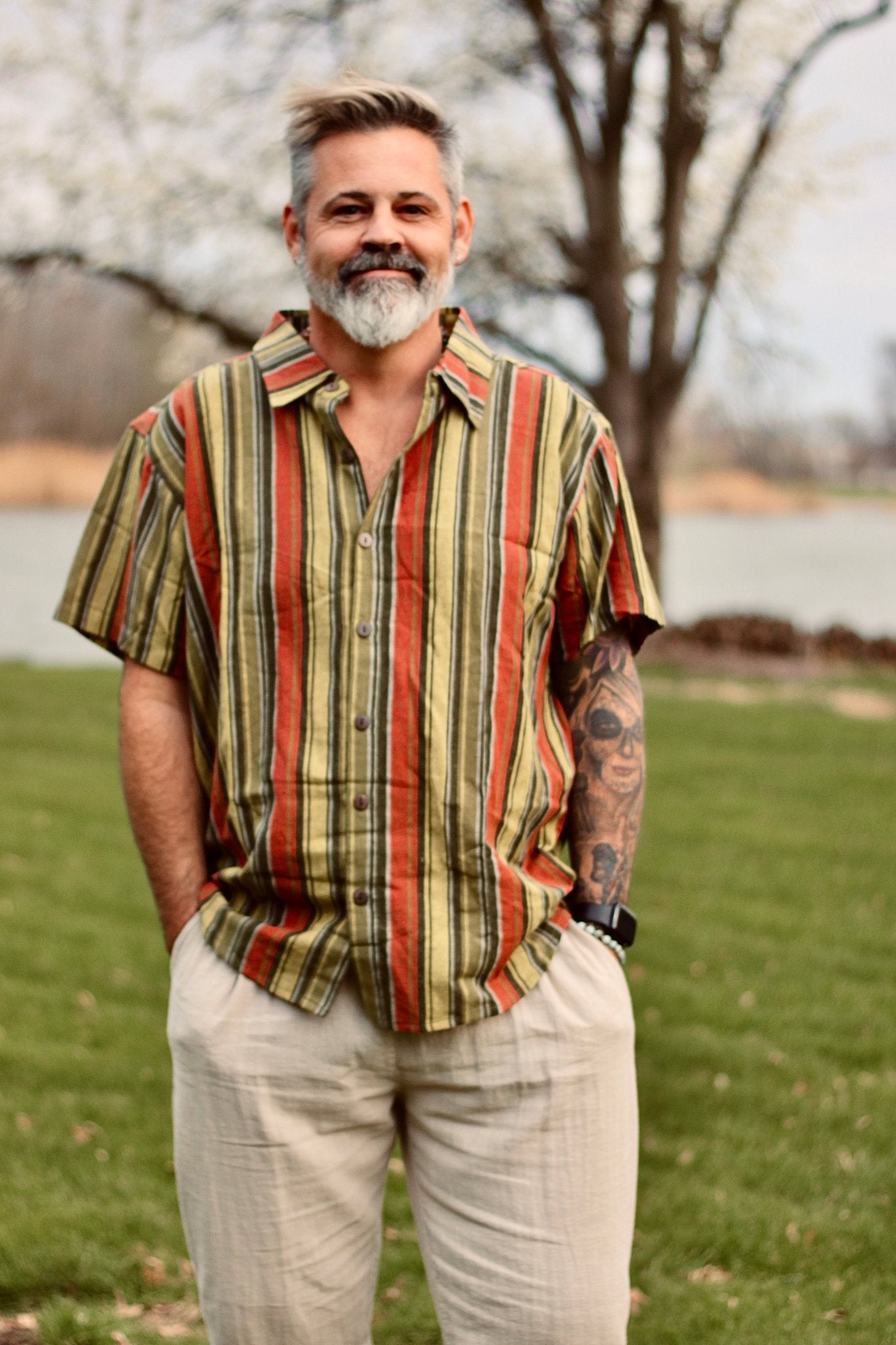 Men's 100% Linen Pants – Lightweight Breathable Boho Trousers - The Elevated Hippie